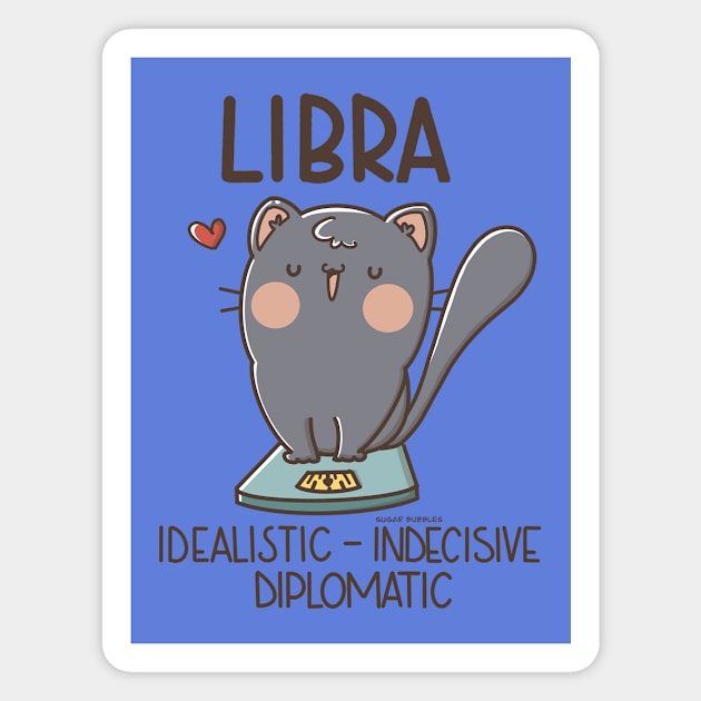 Libra Magnet by Sugar Bubbles 